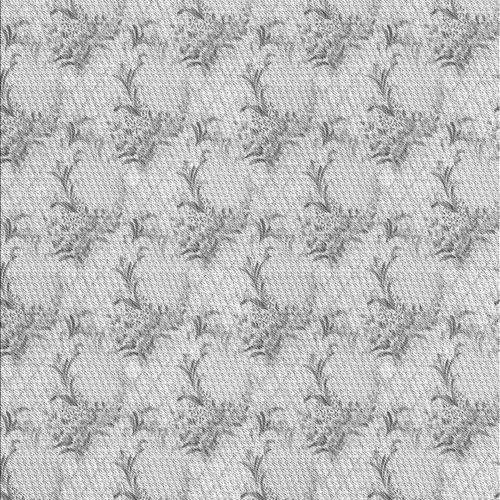 Patterned Gunmetal Gray Rug, pat1290gry