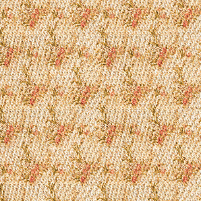 Machine Washable Transitional Orange Rug, wshpat1290org