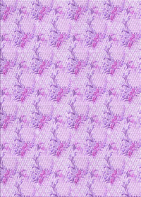 Machine Washable Transitional Purple Rug, wshpat1290pur