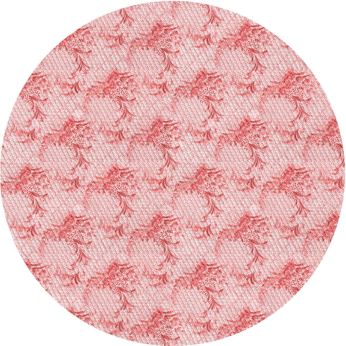 Square Patterned Pink Rug, pat1290rd