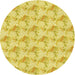 Square Patterned Bold Yellow Rug, pat1290yw