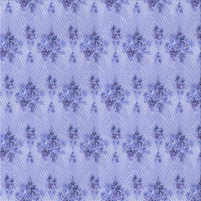 Round Patterned Light Slate Blue Rug, pat1291blu