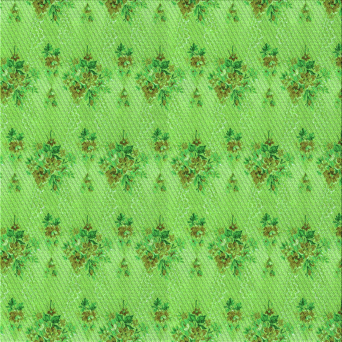 Round Patterned Emerald Green Rug, pat1291grn