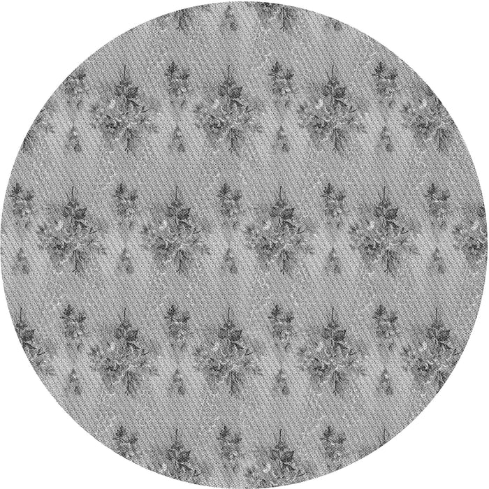 Square Patterned Gray Rug, pat1291gry