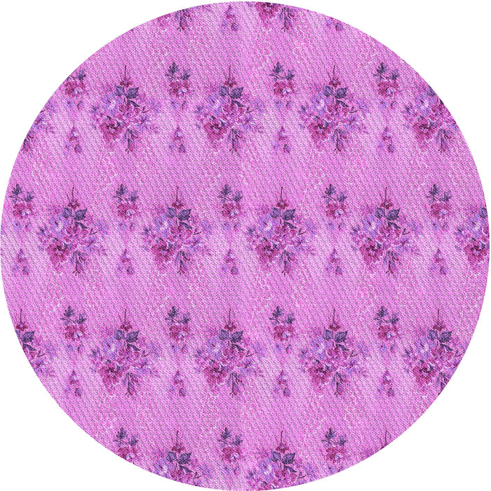 Square Machine Washable Transitional Violet Purple Rug in a Living Room, wshpat1291pur