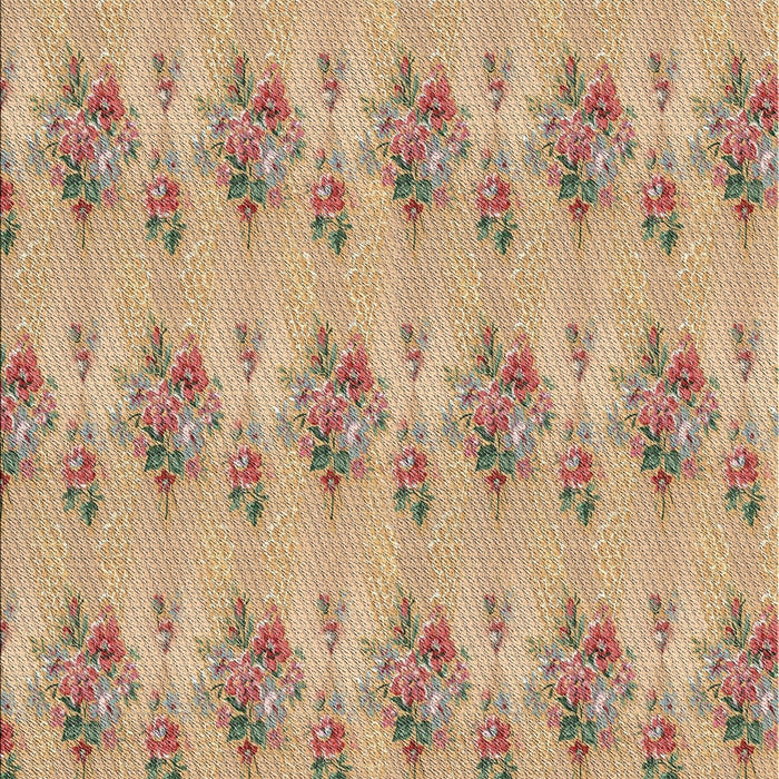 Patterned Light Brown Novelty Rug, pat1291