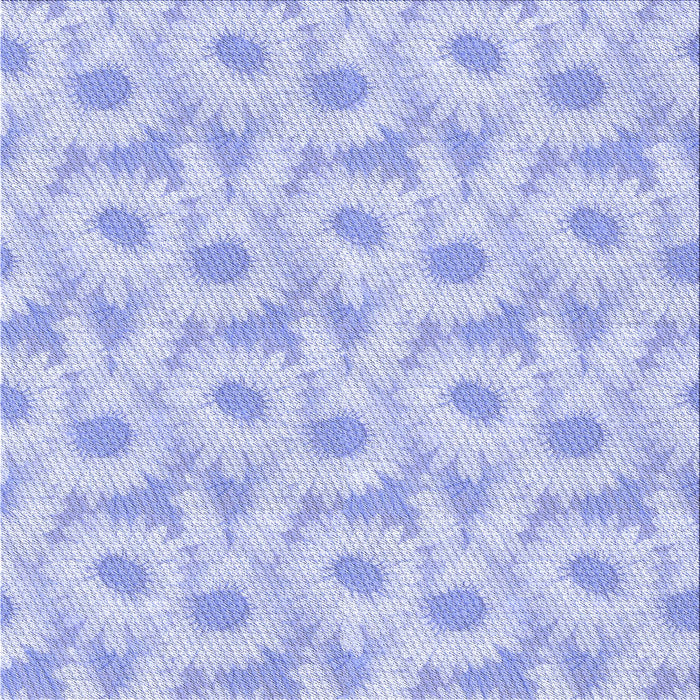 Round Machine Washable Transitional Sky Blue Rug, wshpat1292blu