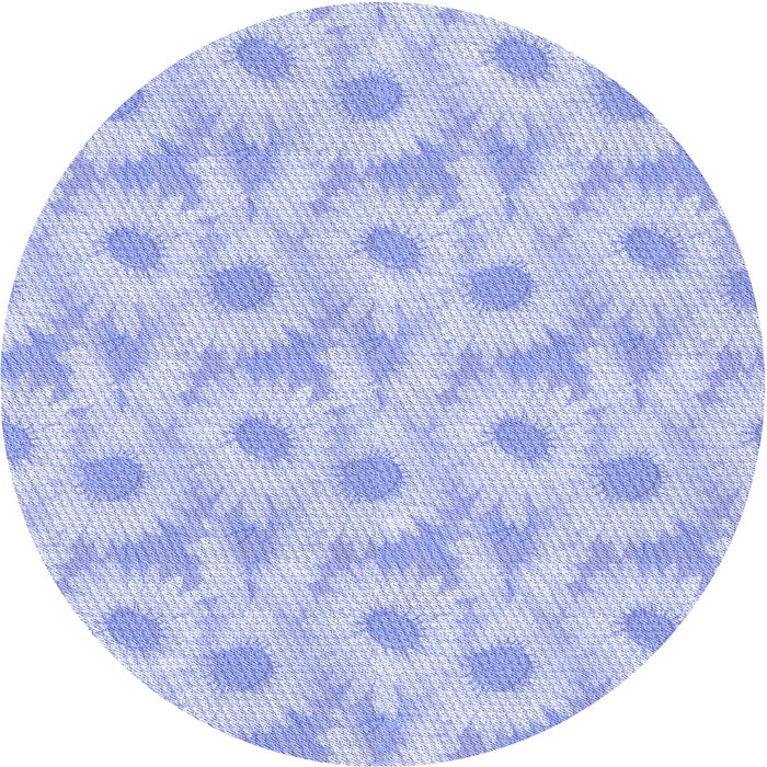Square Patterned Sky Blue Rug, pat1292blu
