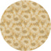 Square Patterned Brown Gold Rug, pat1292brn