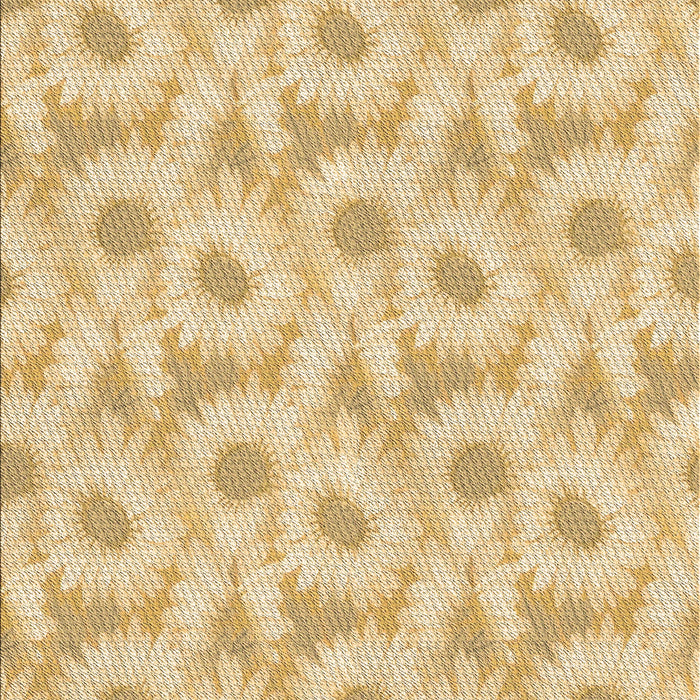 Machine Washable Transitional Brown Gold Rug, wshpat1292brn