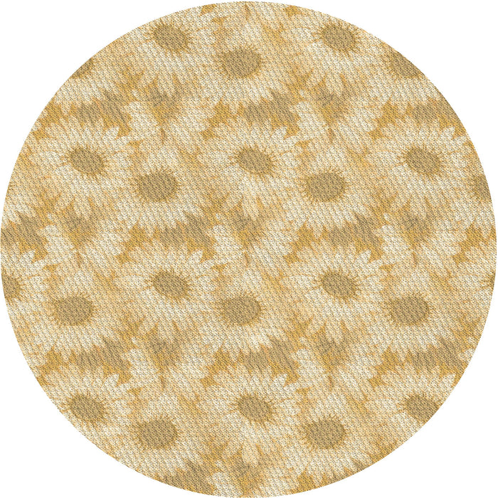 Square Machine Washable Transitional Brown Gold Rug in a Living Room, wshpat1292brn