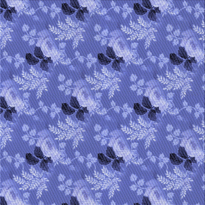 Round Patterned Sky Blue Rug, pat1293blu