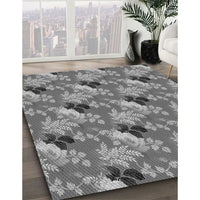 Patterned Gray Rug, pat1293gry