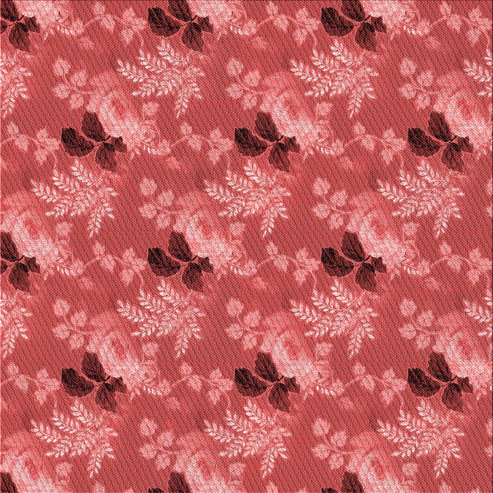 Round Patterned Red Rug, pat1293rd