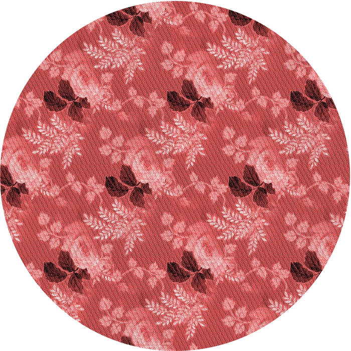 Square Machine Washable Transitional Red Rug in a Living Room, wshpat1293rd