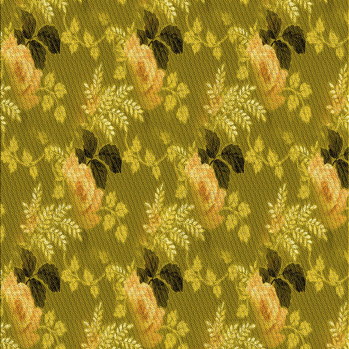 Patterned Oak Brown Rug, pat1293yw