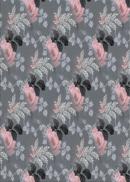 Patterned Gray Novelty Rug, pat1293