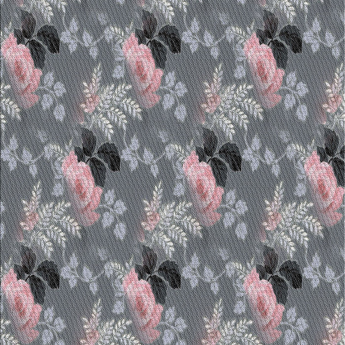 Patterned Gray Novelty Rug, pat1293