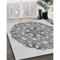 Patterned Gray Rug, pat1294gry