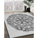 Patterned Gray Rug in Family Room, pat1294gry