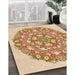 Machine Washable Transitional Khaki Gold Rug in a Family Room, wshpat1294org