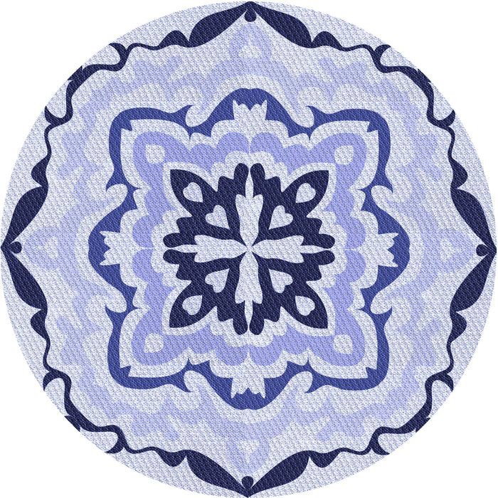 Square Machine Washable Transitional Blue Rug in a Living Room, wshpat1296blu