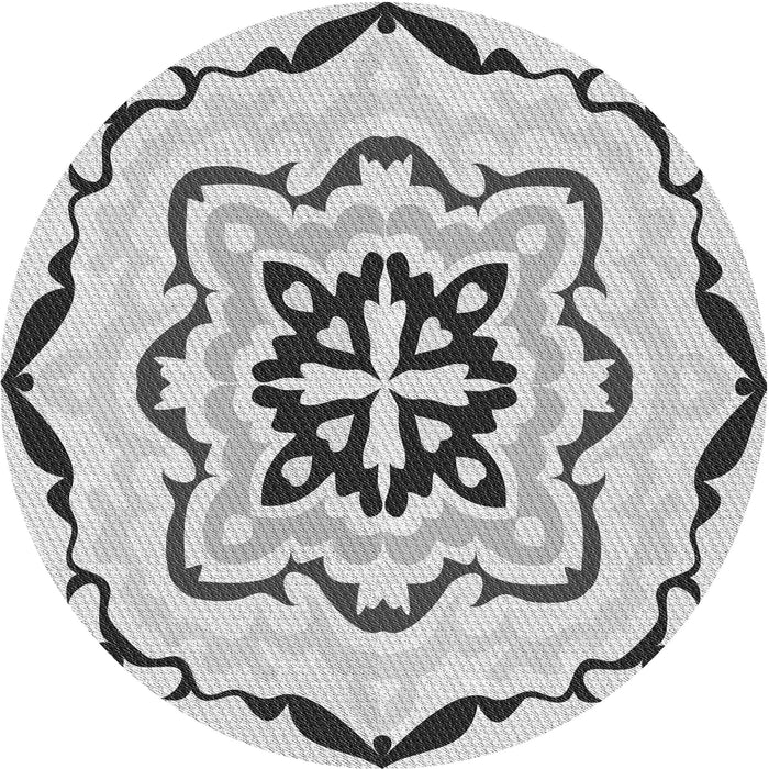 Square Machine Washable Transitional Platinum Gray Rug in a Living Room, wshpat1296gry