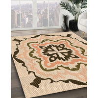 Patterned Light Brown Rug, pat1296org