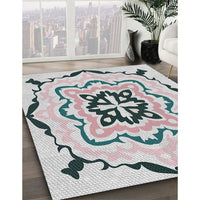 Patterned Gray Novelty Rug, pat1296