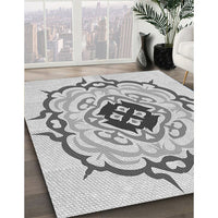 Patterned Gray Rug, pat1297gry