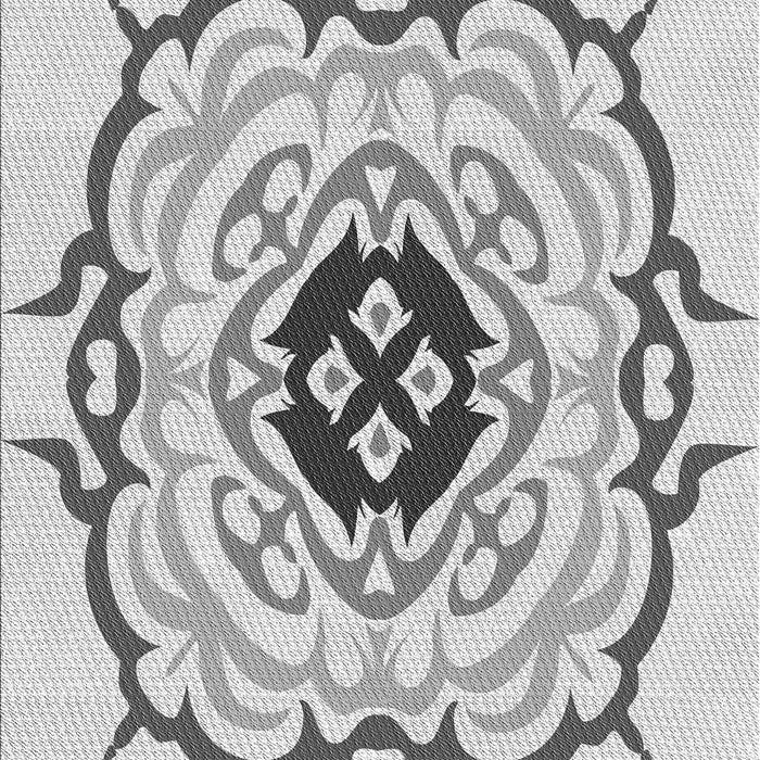 Patterned Gray Rug, pat1297gry