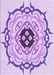 Patterned Purple Rug, pat1297pur