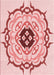 Patterned Red Rug, pat1297rd