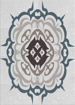 Machine Washable Transitional Beige Rug, wshpat1297