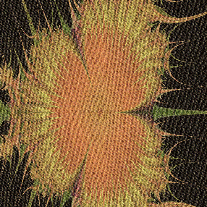 Patterned Red Rug, pat1298brn