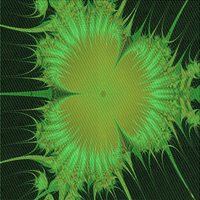 Round Patterned Dark Forest Green Rug, pat1298grn