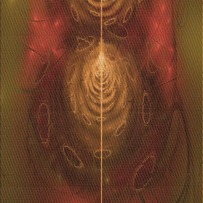 Patterned Mahogany Brown Rug, pat1299org