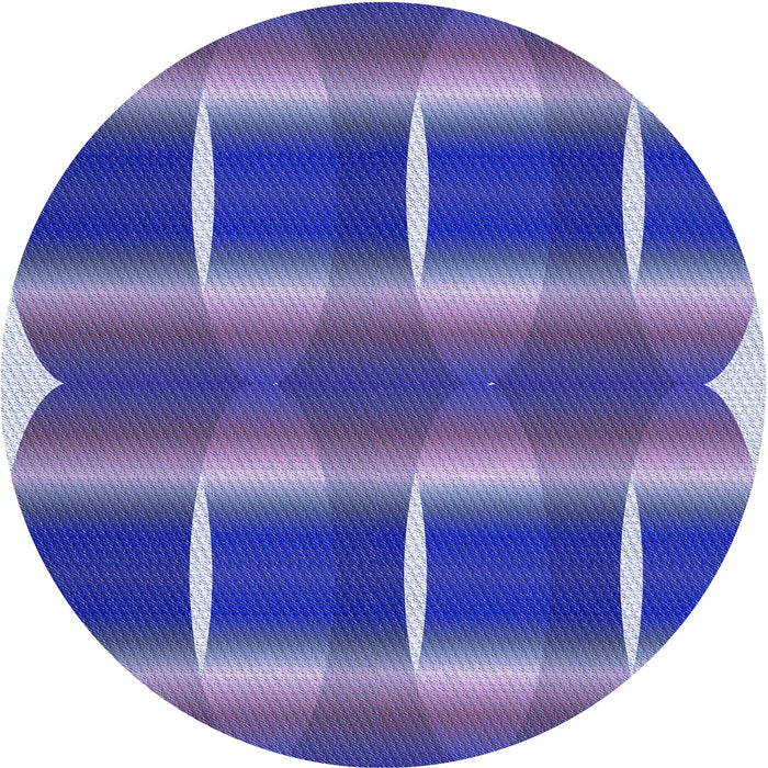 Square Patterned Purple Rug, pat13blu