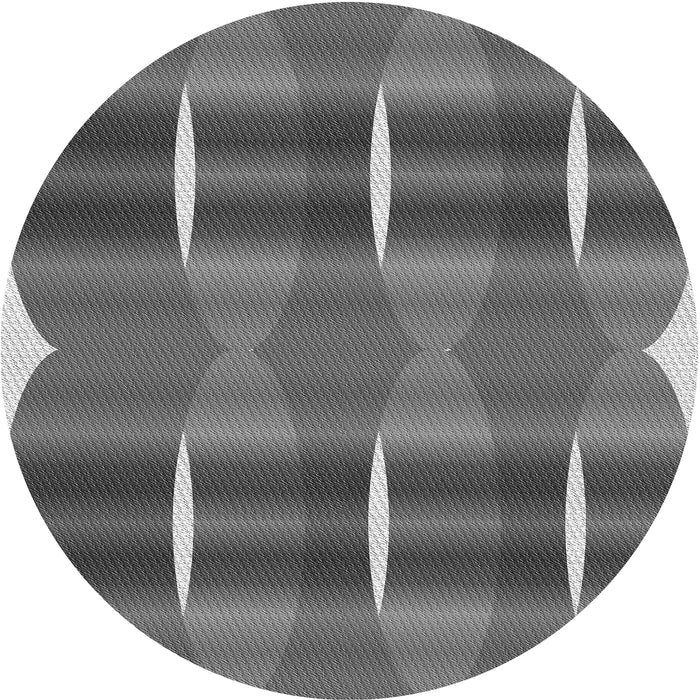 Square Machine Washable Transitional Gray Rug in a Living Room, wshpat13gry