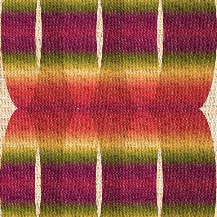 Patterned Red Rug, pat13org