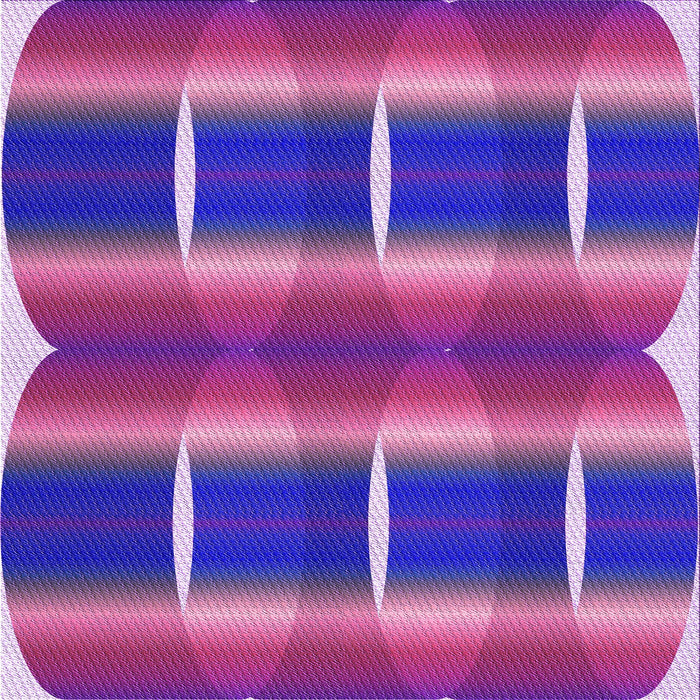 Round Patterned Medium Orchid Purple Rug, pat13pur