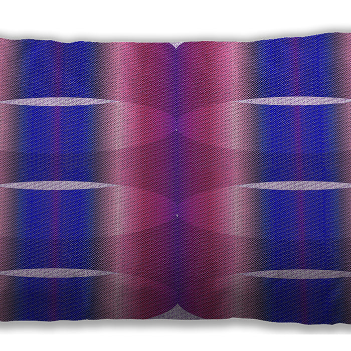 Patterned Rectangular Medium Orchid Purple Lumbar Throw Pillow, 13 inch by 19 inch, lbpat13pur