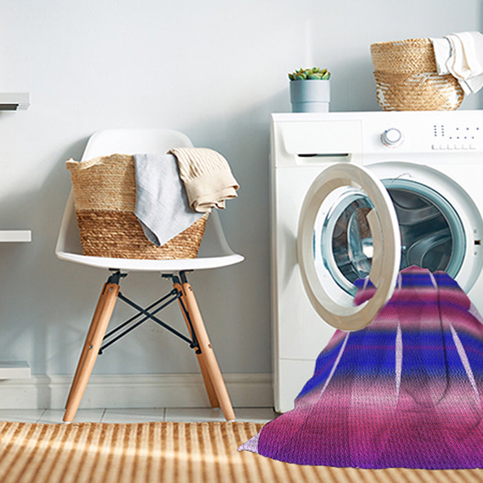 Machine Washable Transitional Medium Orchid Purple Rug in a Washing Machine, wshpat13pur