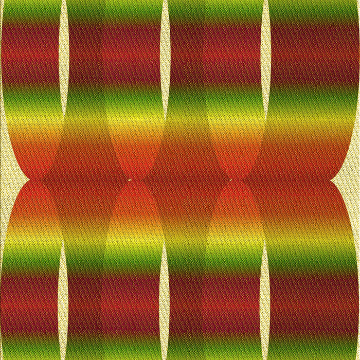 Patterned Red Rug, pat13yw