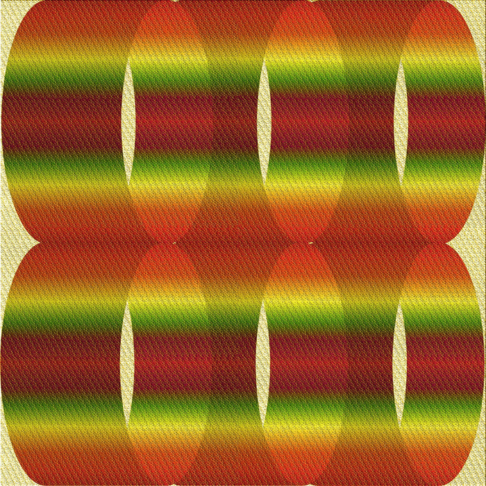 Round Machine Washable Transitional Red Rug, wshpat13yw
