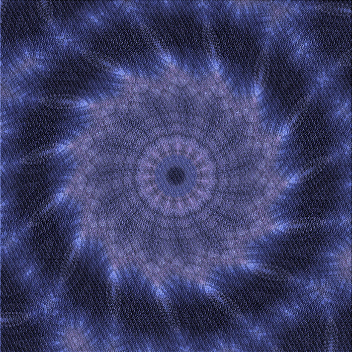Round Patterned Royal Blue Rug, pat130blu