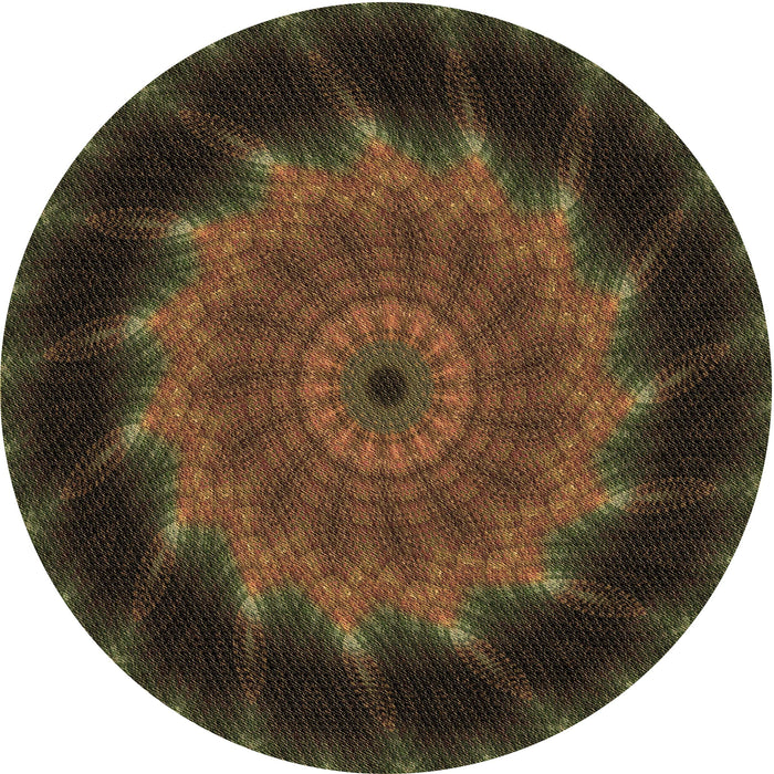 Square Machine Washable Transitional Oak Brown Rug in a Living Room, wshpat130brn