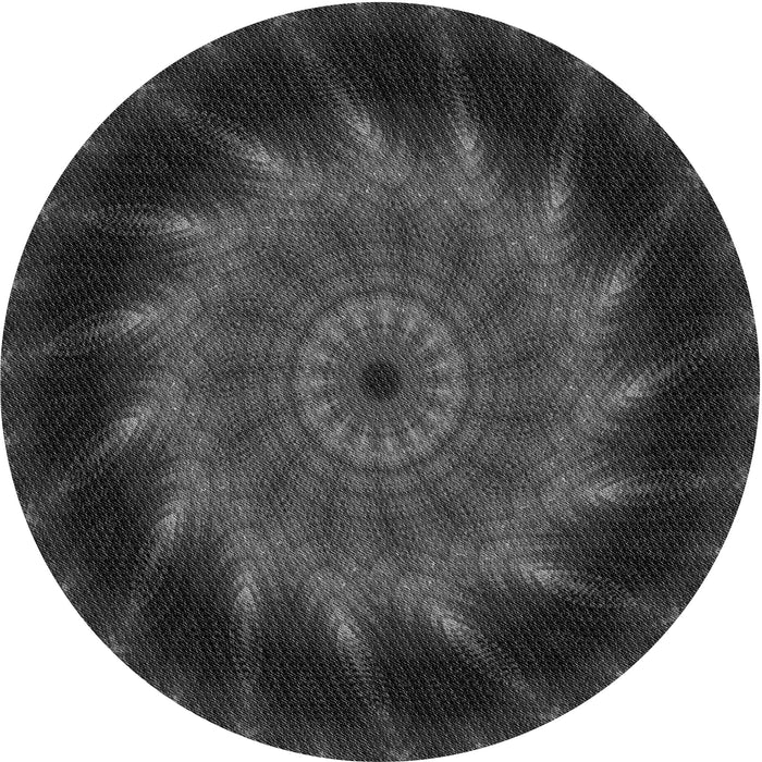 Square Machine Washable Transitional Ash Gray Rug in a Living Room, wshpat130gry