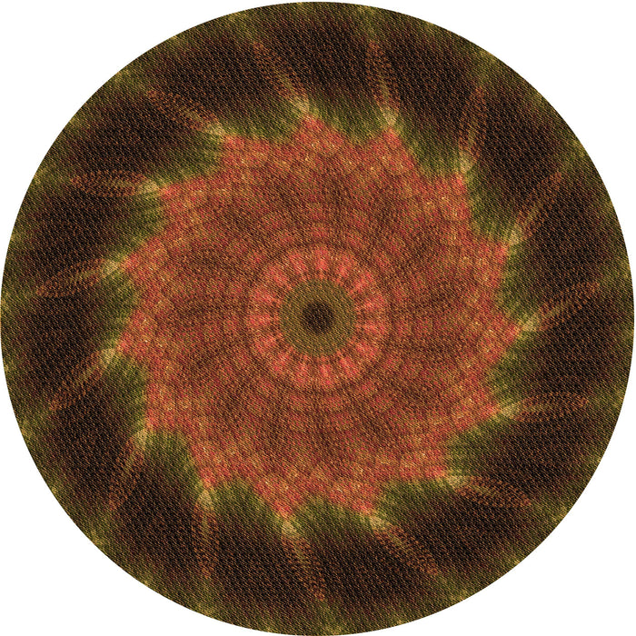 Square Machine Washable Transitional Mahogany Brown Rug in a Living Room, wshpat130org