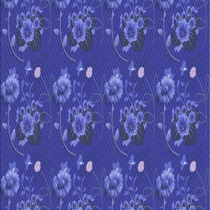 Machine Washable Transitional Blue Rug, wshpat1300blu